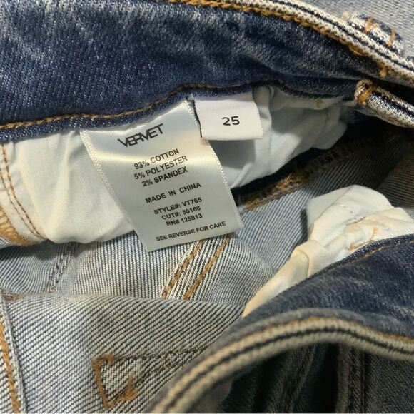 ✨Vervet Mid Rise Distressed Ankle Skinny Jeans Style#VT765 Size 25 - Picture 7 of 8